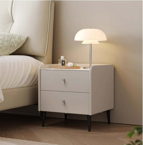 Cozy White Nightstand #40