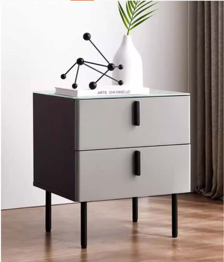 Luxurious Gray Nightstand #95