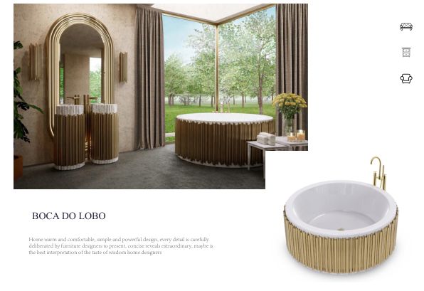 Luxury Gold Cabinet #26