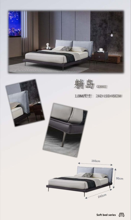 Chic White Tufted Headboard Bed #8