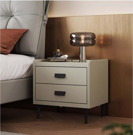 Classic Gray Nightstand #29