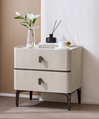 Cozy Gray Nightstand #43