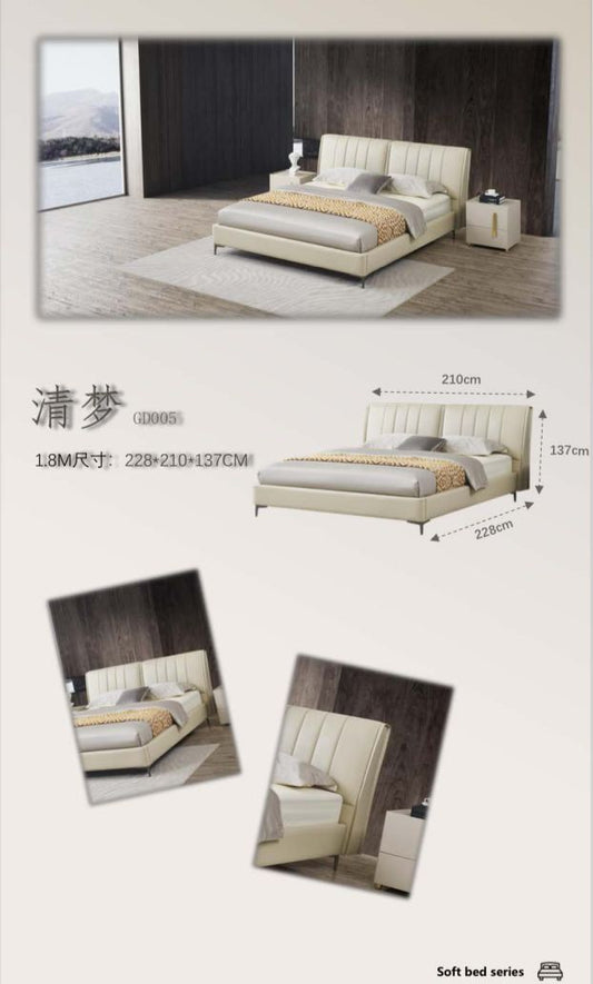 Cozy White Platform Bed #11