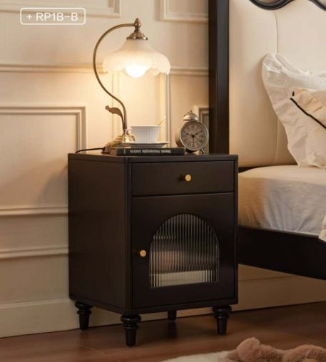 Cozy Walnut Nightstand #65