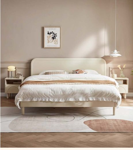 Cozy White Canopy Bed #56