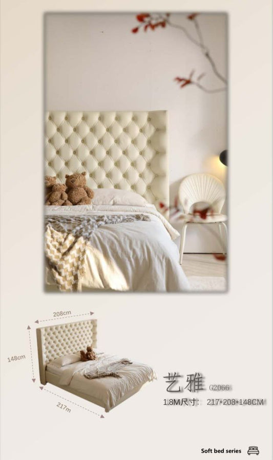 Cozy White Storage Bed #111