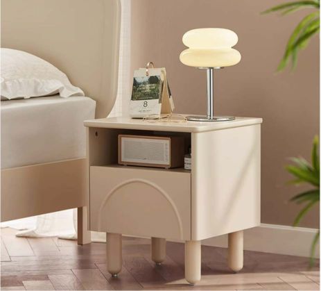 Elegant White Nightstand #49