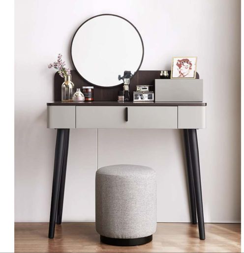 Elegant Gray and Black Vanity #86