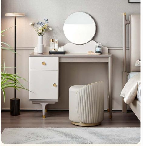Luxurious White and Gray Vanity #85