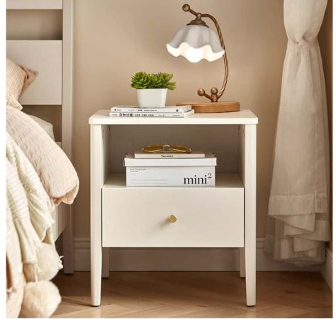 Luxurious White Nightstand #26