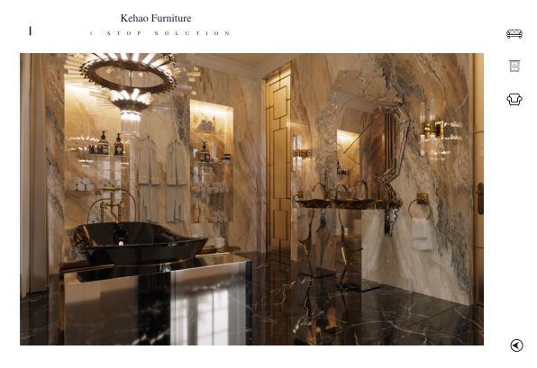 Luxury Gold Cabinet #12