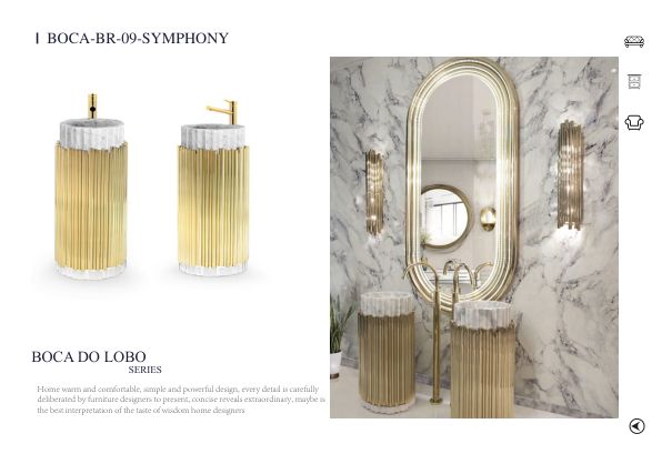 Luxury Gold Cabinet #22