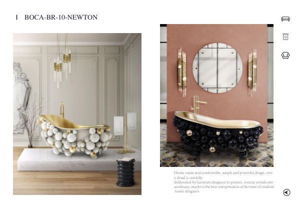 Luxury Gold Bathroom Tub #28