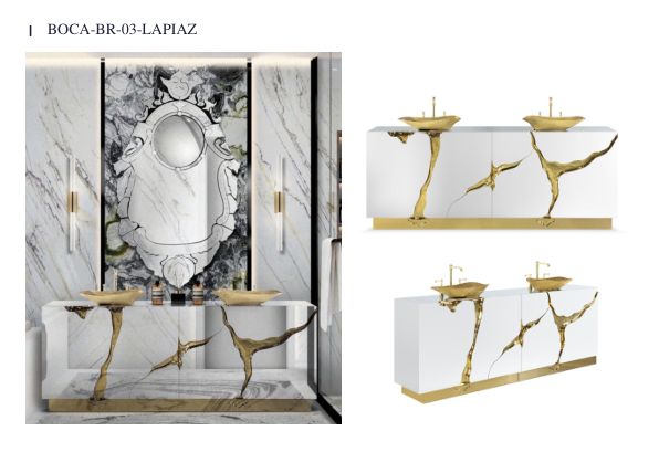 Luxury Gold Cabinet #7