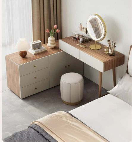 Modern Walnut Wooden Vanity #96